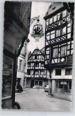 54470 W5550 Bernkastel Gebrauchsspuren Alter Winkel, Fachwerkhaus