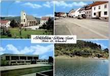 66625 W6697 Nohfelden - Kirche Straßenansicht Auto