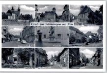 38364 W3338 Schöningen - St Lorenzkirche Markt Wasserträgerin