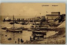 57100 Livorno 1912 - Antignano Segelboote