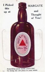 Margate - Margate (Großbritannien) Leporello Bierflasche I-II