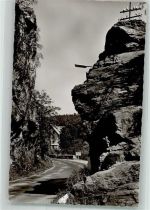 78148 W7741 Gütenbach Foto AK Straßendurchbruch