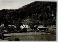 75339 W7545 Höfen an der Enz Foto AK Gasthaus Pension zur Eyachbrücke