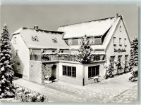 65391 W6223 Espenschied Winter Gasthaus Pension Dorfschänke