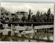 06667 O4850 Weißenfels , Saale - Bahnhof Brücke Deutsch-Sowjetische Freundschaft