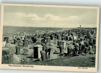 26548 W2982 Norderney Foto AK Schwimmbad Strand