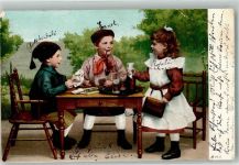 Kinder Pfeife Zigarillo Kartenspiel 1905 Gebrauchsspuren