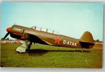 Eine russische Yakolev Yak C II Flugwesen WK II Foto AK