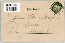 Gruß aus Segelboot Bauernhaus 1899