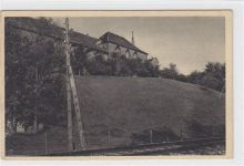 Lochstedt - Pawlowo / Kreis Fischhausen - Primorsk. Komturschloß gelaufen 1942. Marke entfernt, sonst gut erhalten.