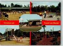 Ees Ferienbungalows Land van Bartje Ponys Spielplatz Tischtennis Werbe AK