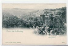 Schönberg mit Bergstrasse. ungelaufen um 1900 Gute Erhaltung.