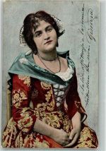 Mädchen aus der Lombardei Trachten Italien 1904