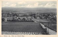 Grüna in Sachsen mit Blick von Scherfs Berg gelaufen. Marke entfernt. Rückseite leicht fleckig, sonst gut erhalten