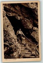 W8975 Obermaiselstein Sturmannshöhle Karsthöhle AK Höhle 1930
