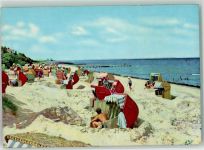 23999 O2401 Insel Poel - Schwarzer Busch Strand Strandkörbe
