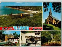 25836 W2256 Vollerwiek - mit Kirche St. Martin Kriegerdenkmal Naturstrand