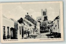 83560 Saint-Julien 1917 - zusammengeschossene Gasse
