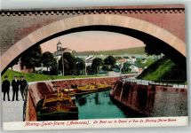 08000 Charleville-Mezieres 1916 - le Pont sur le Canal et Vue de Montcy Notre Dame