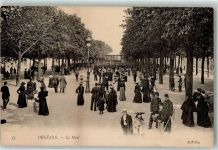 45000 Orleans 1906 Gebrauchsspuren le Mail