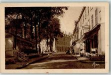 78000 Versailles - Blick auf das Schloss Gasthaus Cafe Restaurant de Londres Rue Colbert Oldtimer