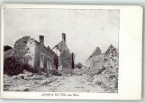 10500 La Ville-aux-Bois Foto AK Gehöft Ruine WK I