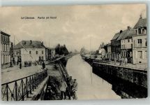 08390 Le Chesne 1916 Gebrauchsspuren am Kanal
