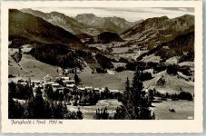 6691 Jungholz ,Tirol Foto AK mit Moorschwimmbad