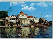 Mombasa Foto AK Old Town Ruderboot Boot