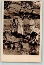 Tracht Wassertägerinnen Motiv Indien Gebrauchsspuren