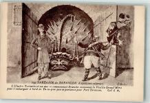 Bild aus Tatarin von Tarascon Drache sign. Andre F. LA Nr.239 Buch Künstlerkarte
