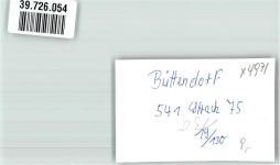 32609 W4971 Büttendorf FOTO KEINE AK Foto Original aus Archiv eines Ansichtskartenverlags Ort handschriftlich