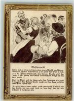 Text des Liedes Westerwald Soldat tanzt zur Blasmusik Verlag Grieshaber & Säuberlich Lieder AK Feldpost Marine-Lehrabteilung Soldatenlied WK II 1944 Gebrauchsspuren