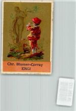 Engi Ch. Blumer Corray Engi Kind Akt Statue Sammelbild