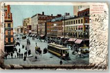 Newark 1908 - Straßenbahn Market Street Handlung