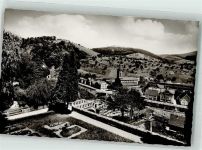 76599 W7566 Weisenbach , Murgtal Foto AK Gasthaus Bäckerei Pension zum Hirsch Kirche Murgtal Friedhof