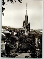 66280 W6603 Sulzbach , Saar Foto AK Ev. Kirche