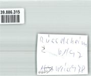 65428 W6090 Rüsselsheim FOTO KEINE AK Ort handschriftlich Foto Original aus Archiv eines Ansichtskartenverlags