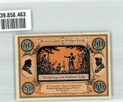98714 O6316 Stützerbach 1921 Notgeldschein 50 Pfennig Brausejahre