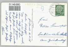 49584 W4557 Fürstenau b Bramsche, Hase - Große Straße, Kirche, Schloß, Ehrenmal, Mittelschule