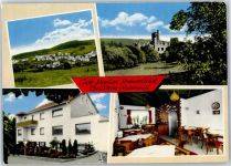 35753 W6349 Beilstein , Dillkr - Cafe Pension Sonnenblick Burg