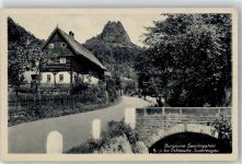 Techlovice Tichlowitz 1944 - Burg Ruine Sperlingstein