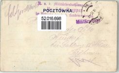 Lublin 1915 Lithographie Feldpost WK I