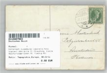 Echternach - Echternach (Luxemburg) Leporello Auto, signiert John Wills II (Stauchung, kleine Abschürfungen Ecken VS, fleckig RS)