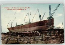Baltimore 1913 - Werft Schiff