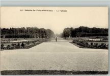77300 Fontainebleau - Le Parterre Palais Brunnen Garten Park