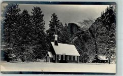 Kirche Winter Motiv USA