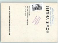 Bettina Simon Autogramm origin. Unterschrift Schlagersänger KEINE AK