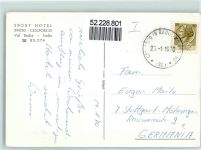 31030 Colfosco - Winter Sport Hotel Skifahrer Auto