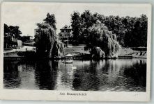 04626 O7420 Schmölln , Thür Foto AK Am Brauereiteich